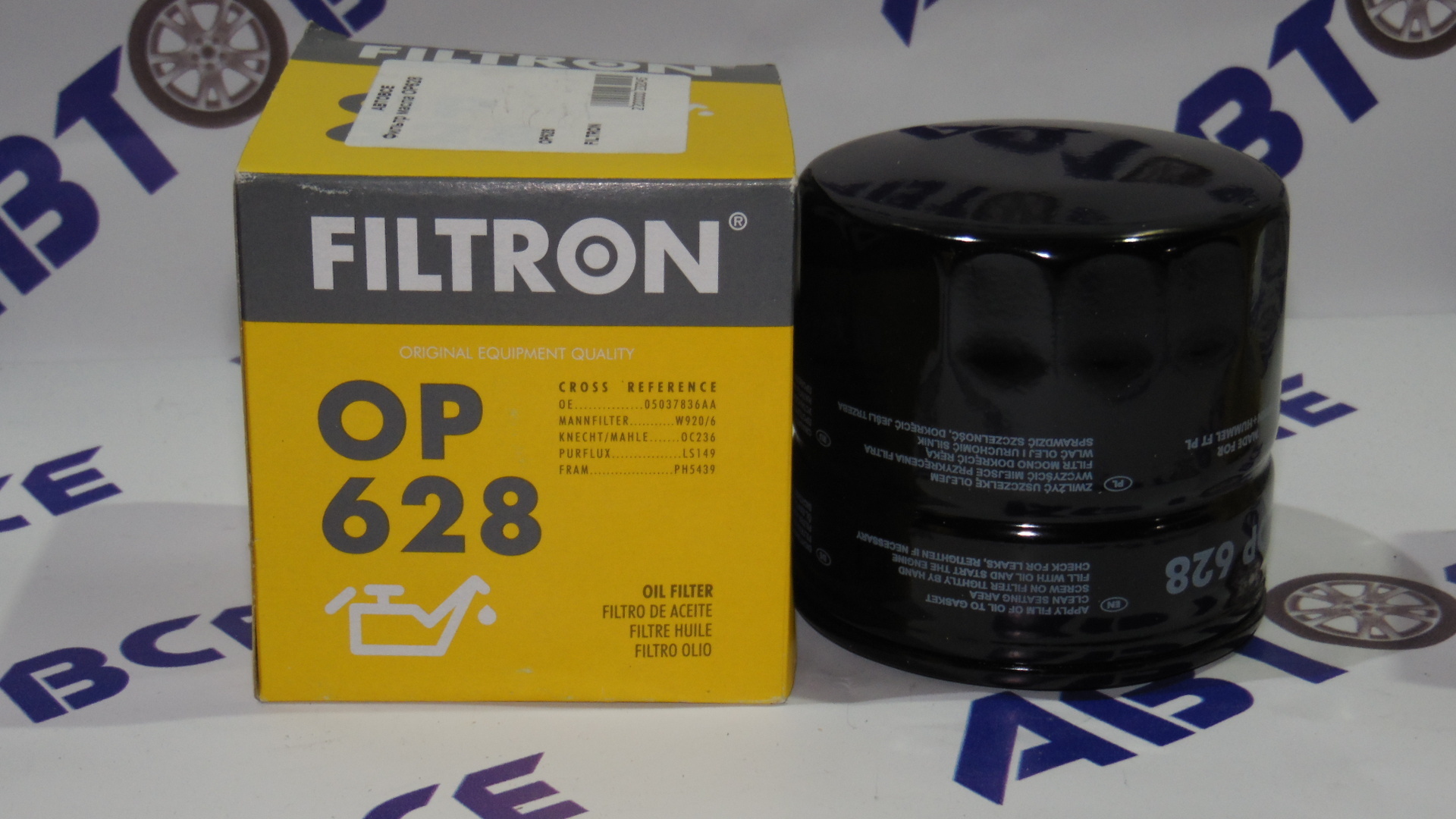 Фильтр масла OP628 FILTRON